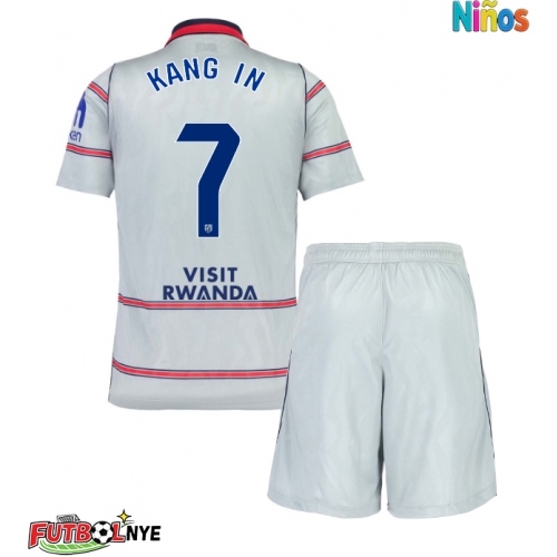Camiseta Atletico Madrid Lee Kang-in #7 Tercera Equipación para niños 2026-27 manga corta (+ pantalones cortos)